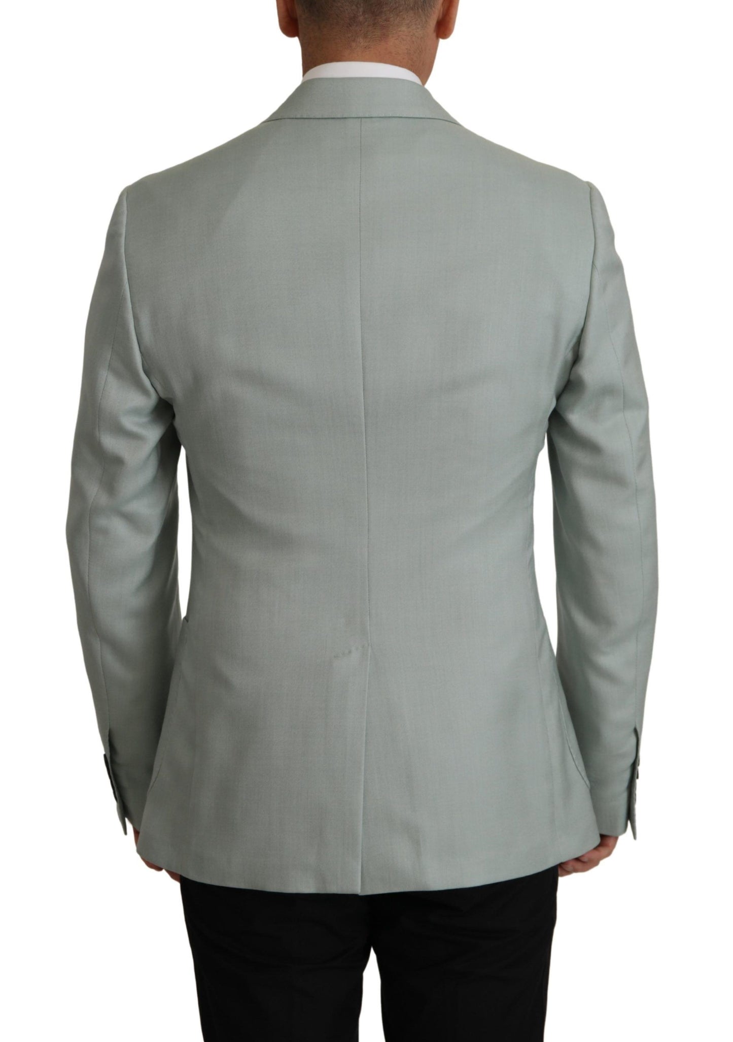 - Elegant Slim Fit Cashmere Silk Blazer Jacket