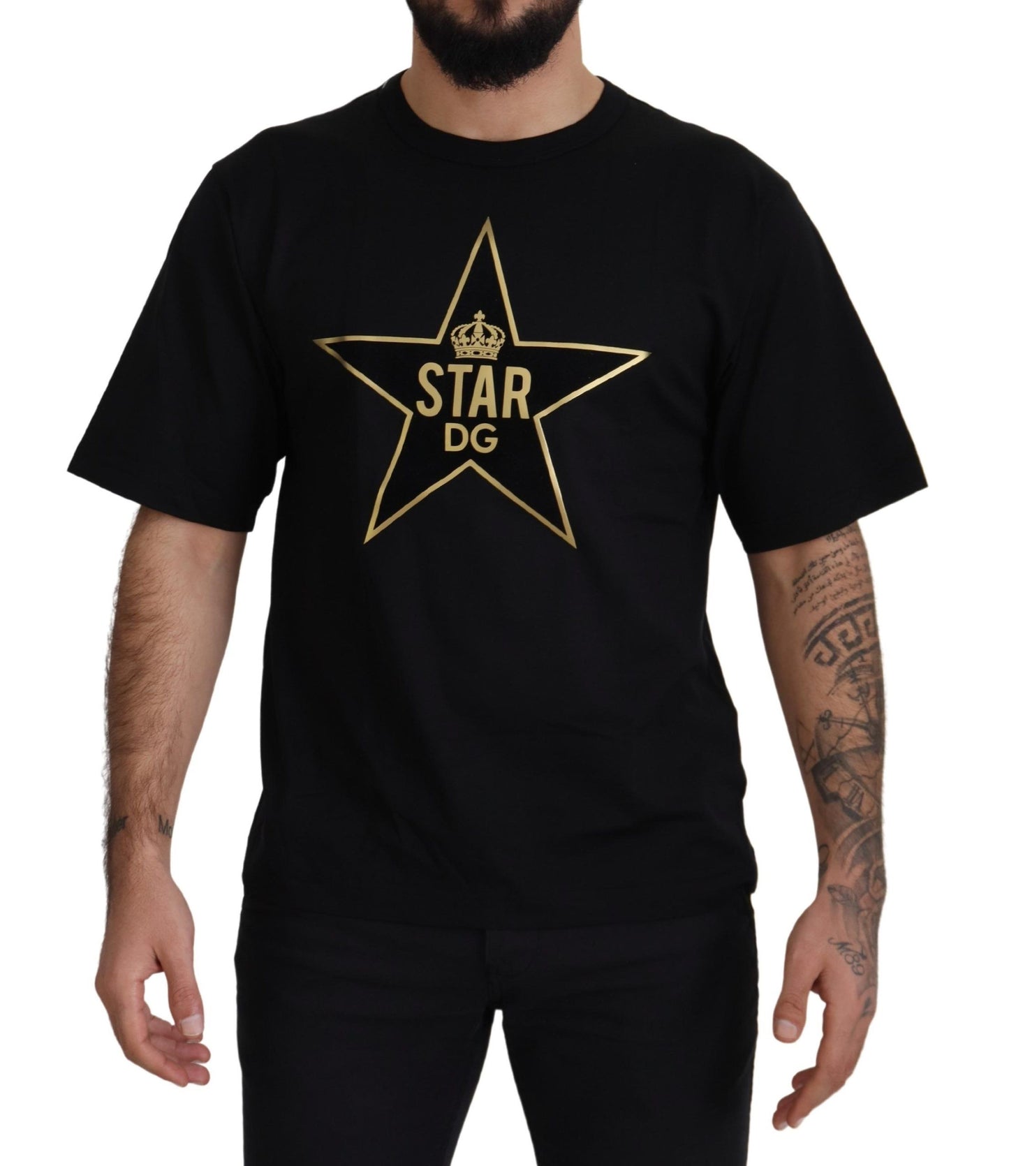 - Gold Star DG Emblem Crewneck Tee