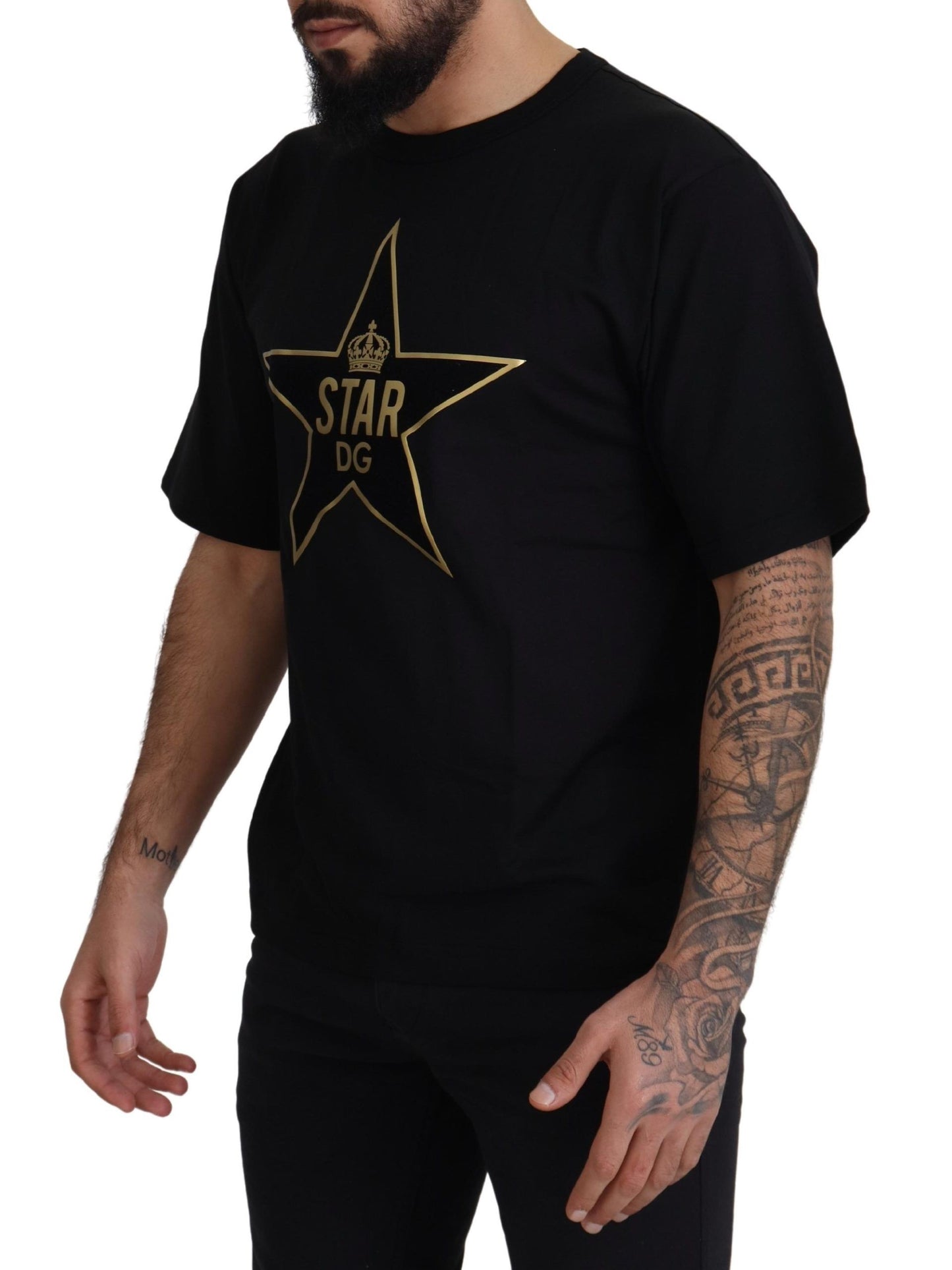- Gold Star DG Emblem Crewneck Tee