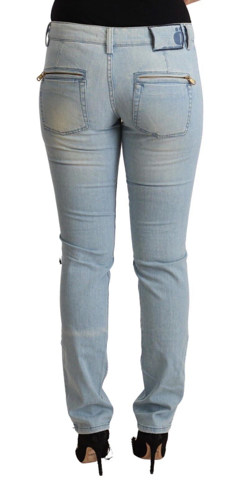 MILA SCHÖN Slim Fit Cotton Blend Jeans