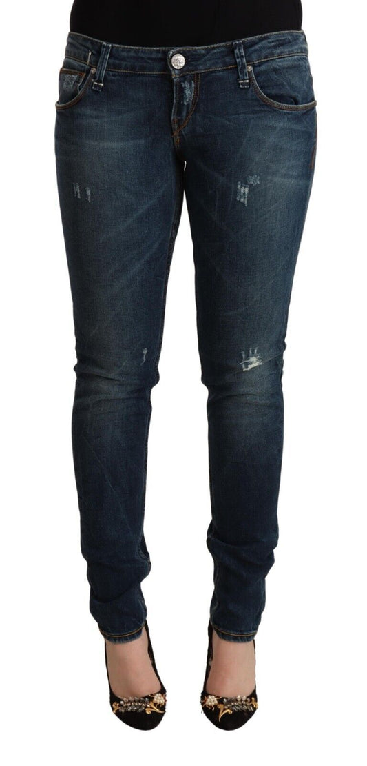 - Chic Low Waist Skinny Denim Jeans