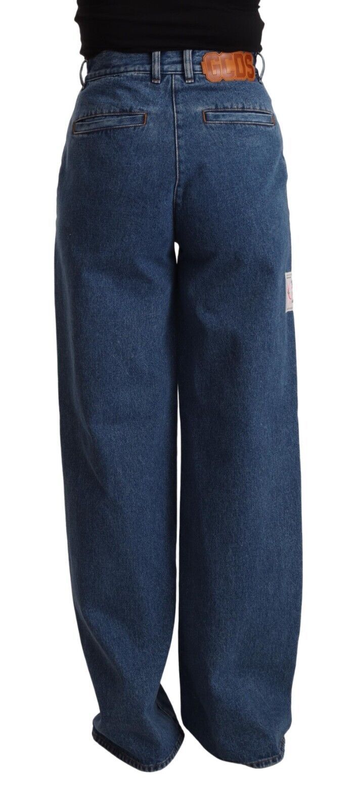 GCDS High-Waist Boot Cut Denim Jeans