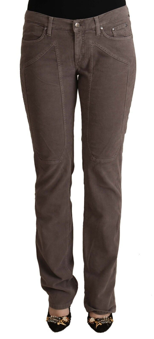 - Elegant Skinny Low Waist Cotton Jeans