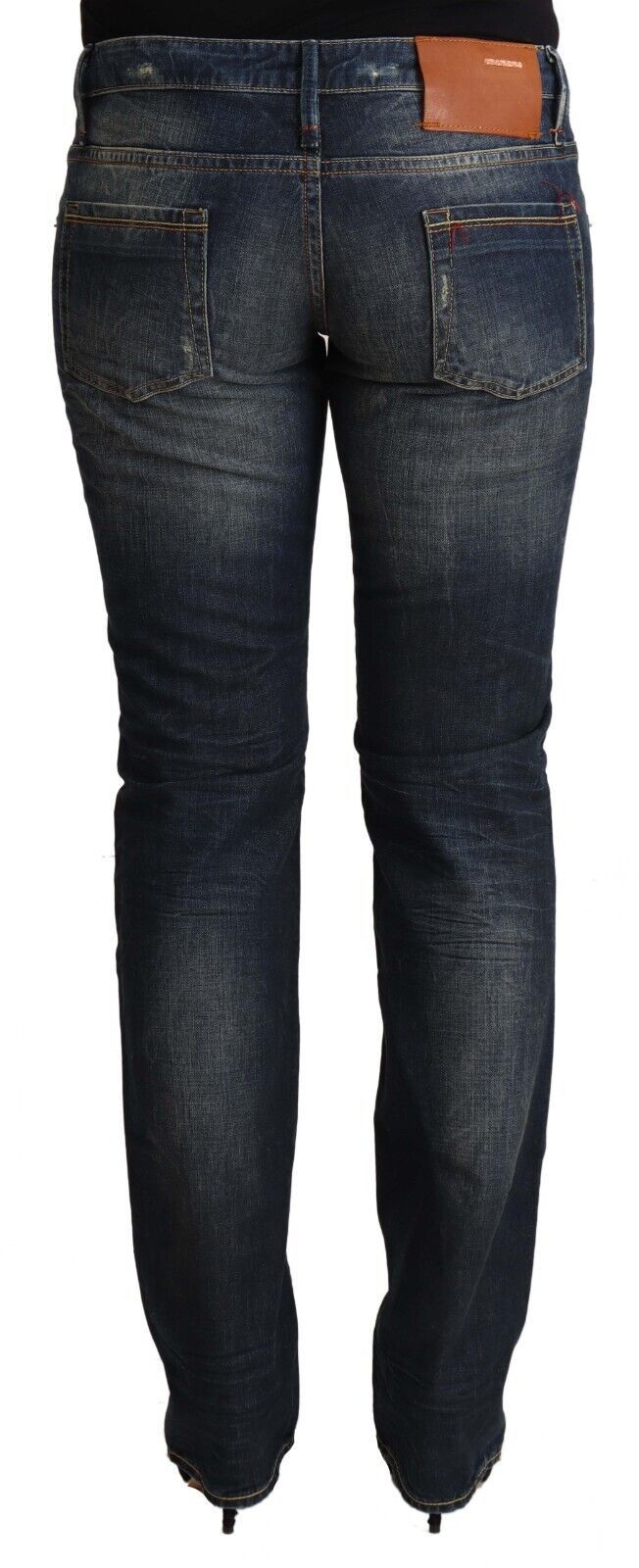 ACHT Low Waist Skinny Denim Jeans - Modern Elegance