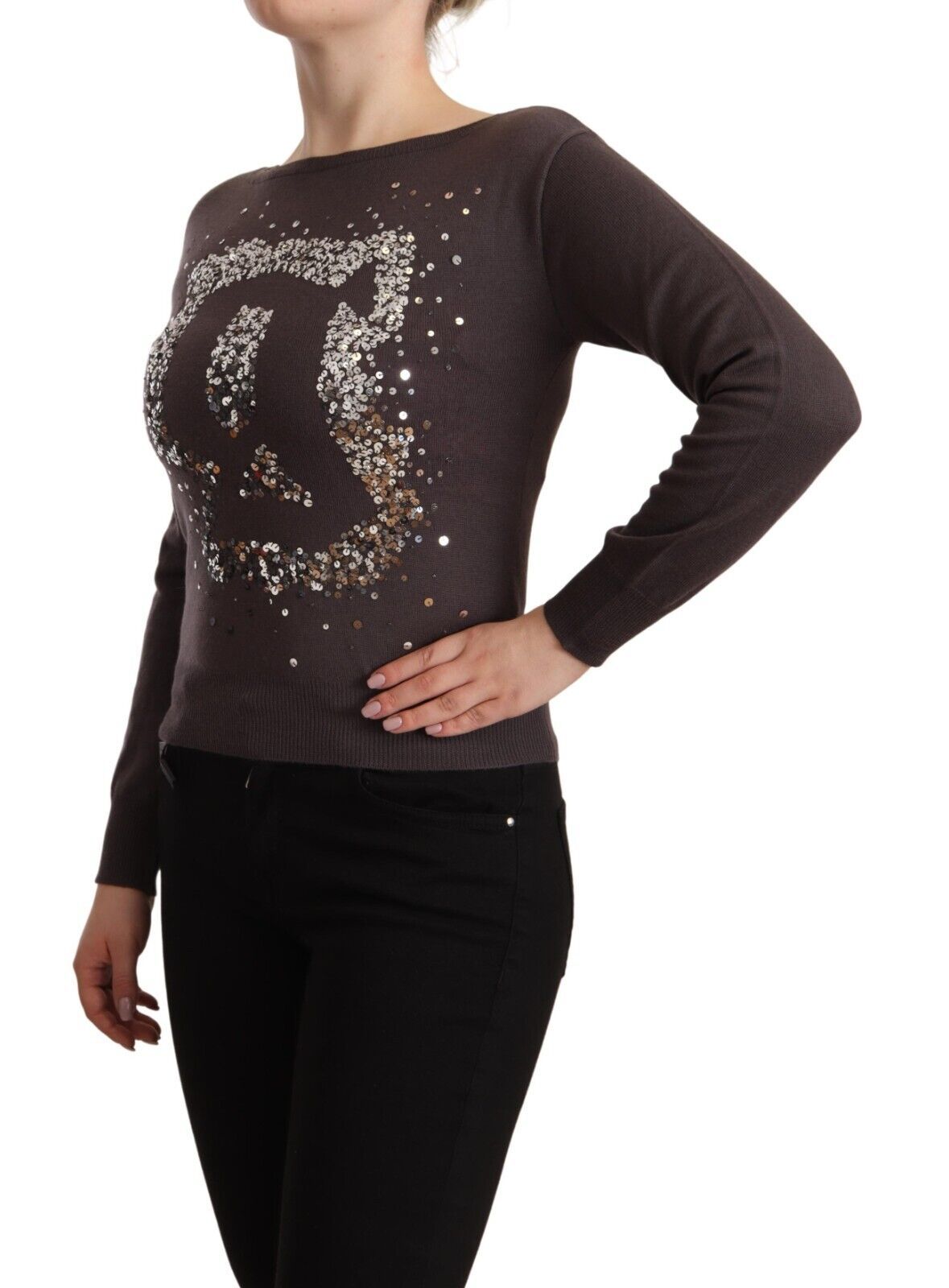 - Elegant Wool Long Sleeve Sweater