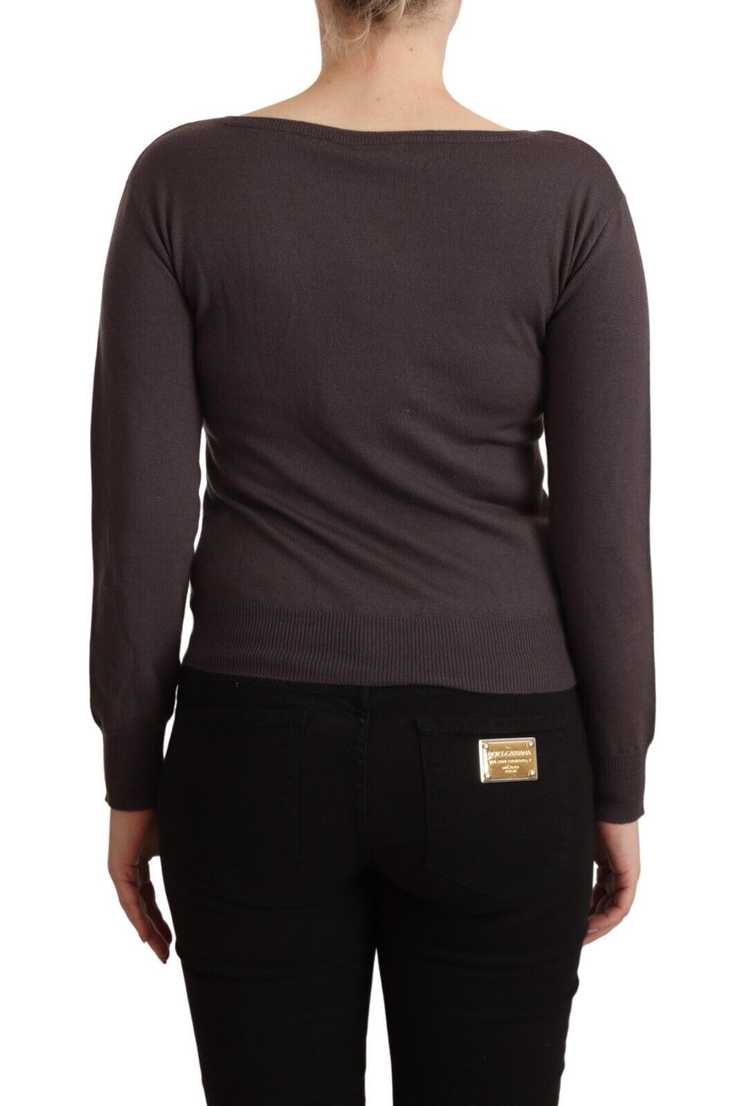 - Elegant Wool Long Sleeve Sweater