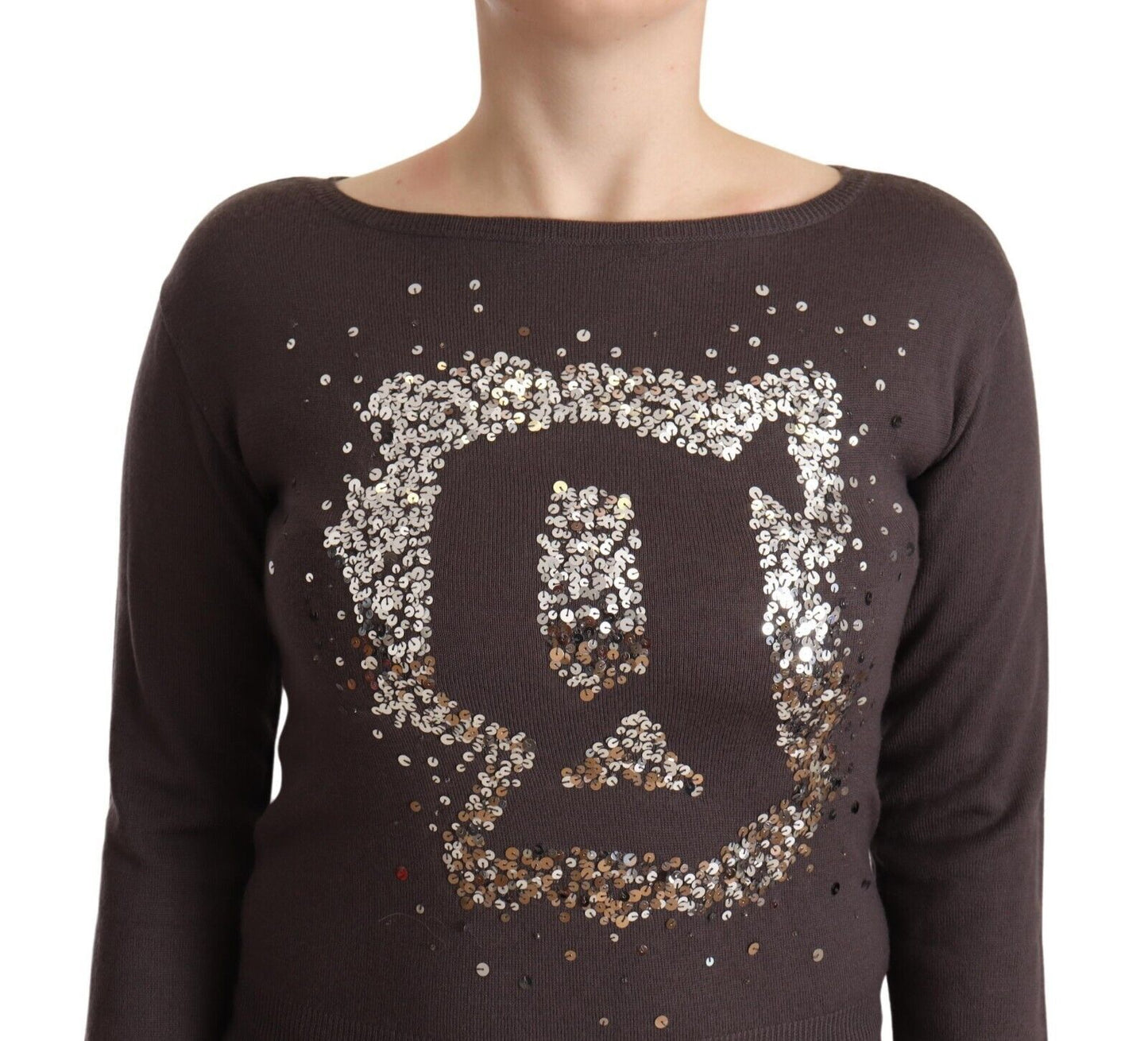 - Elegant Wool Long Sleeve Sweater