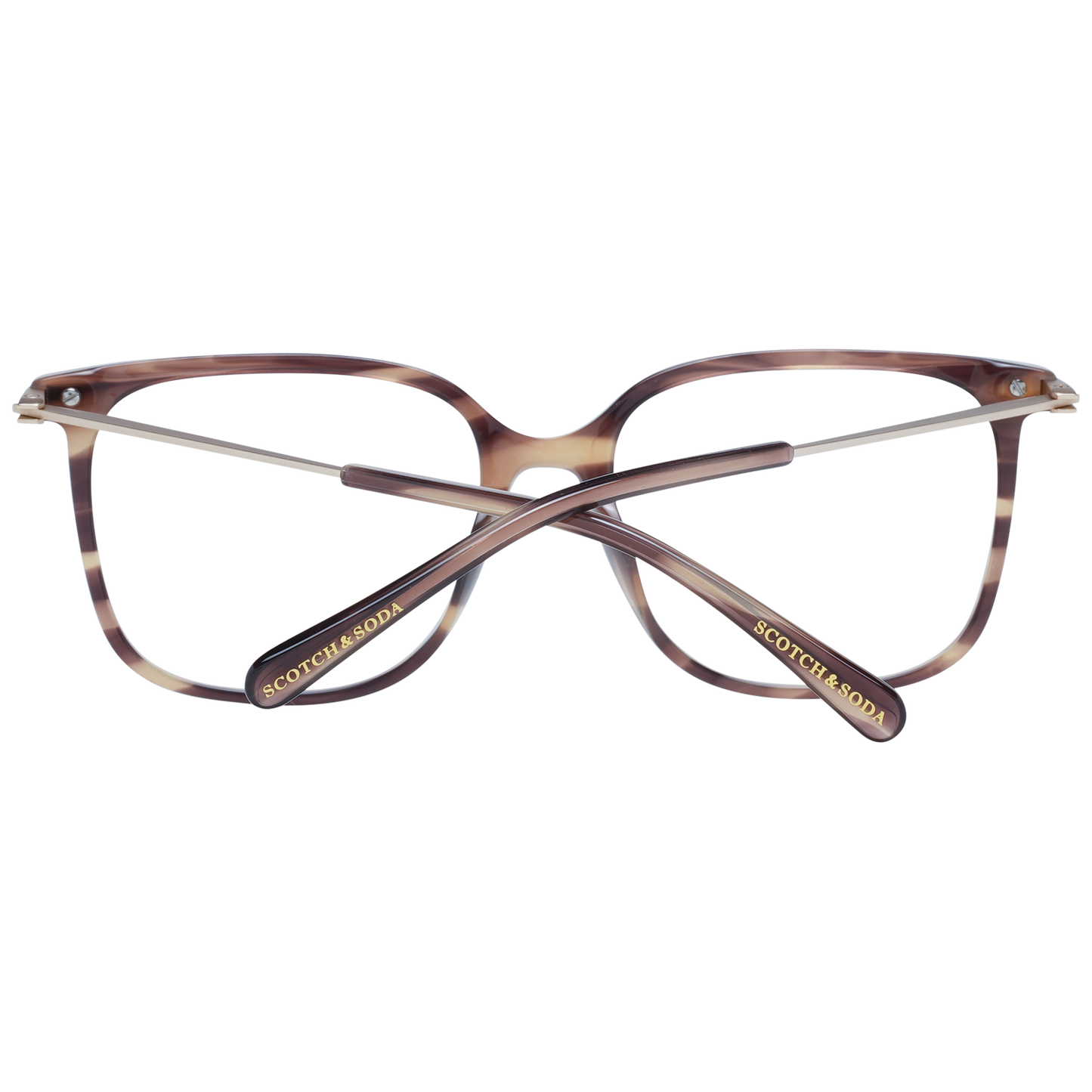 Scotch & Soda Women’s Optical Glasses – Brown Square Frame, 54mm