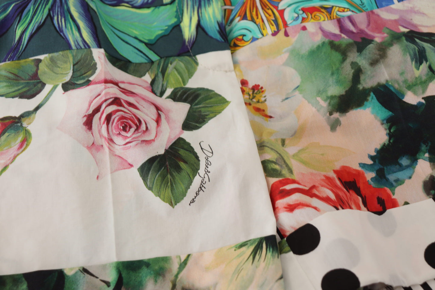 - Floral High Waist Hot Pants Shorts