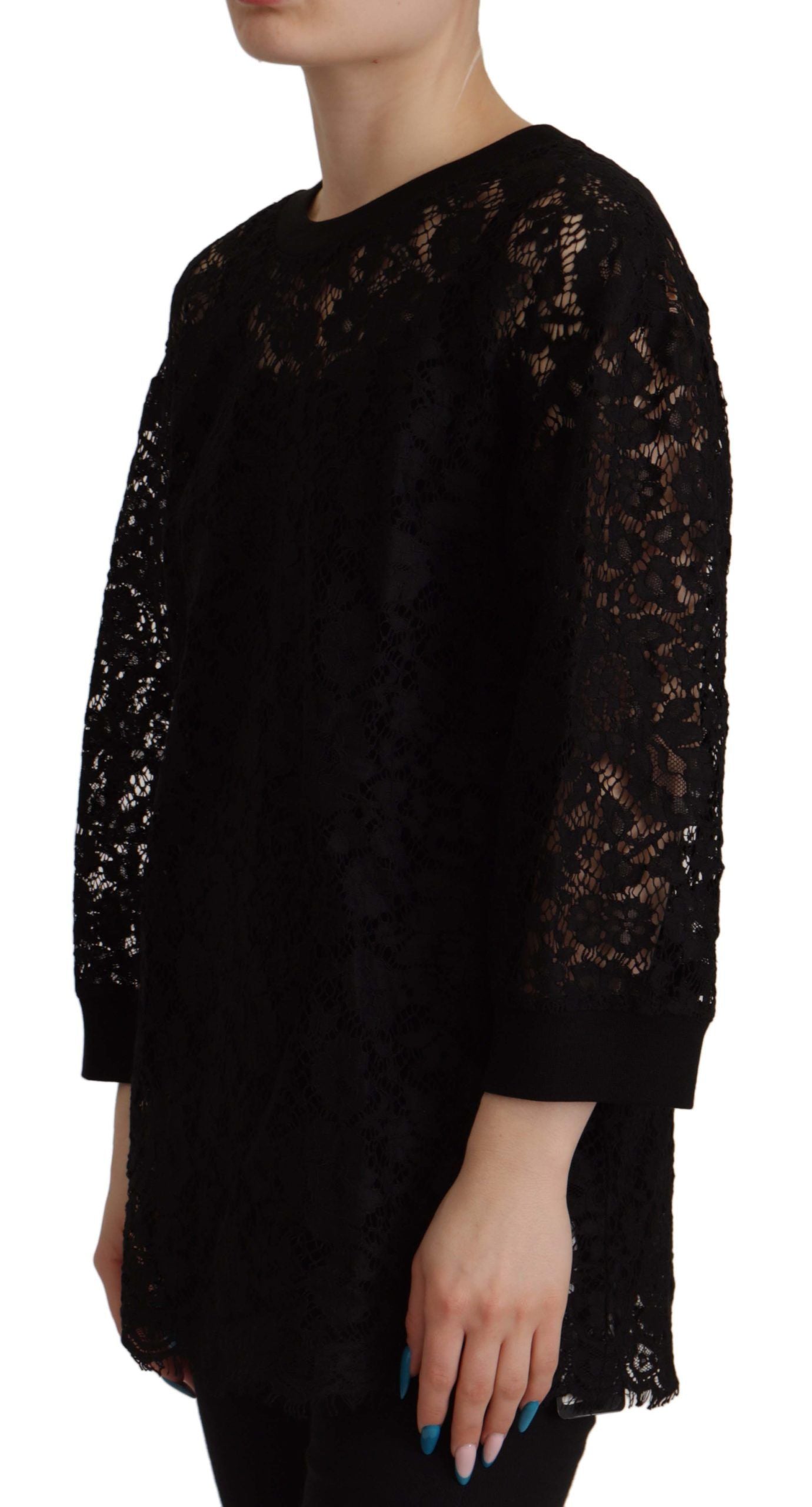 - Elegant Black Long Sleeve Blouse Top