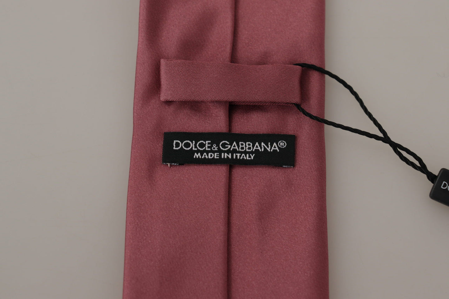 - Elegant Pink Silk Bow Tie