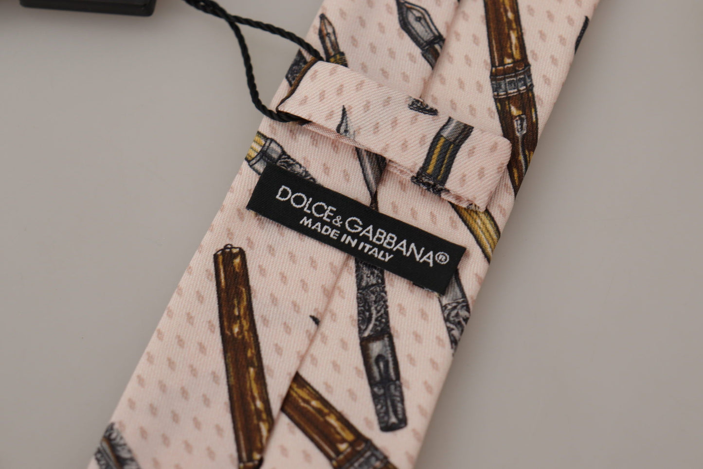 Dolce & Gabbana Elegant Silk Bow Tie in Pink