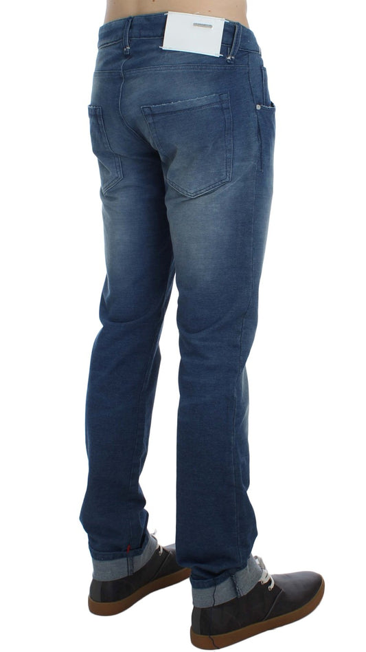 - Slim Fit Blue Wash Italian Denim