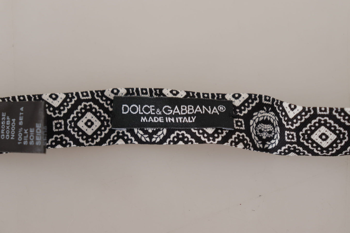 - Elegant Silk Black Bow Tie