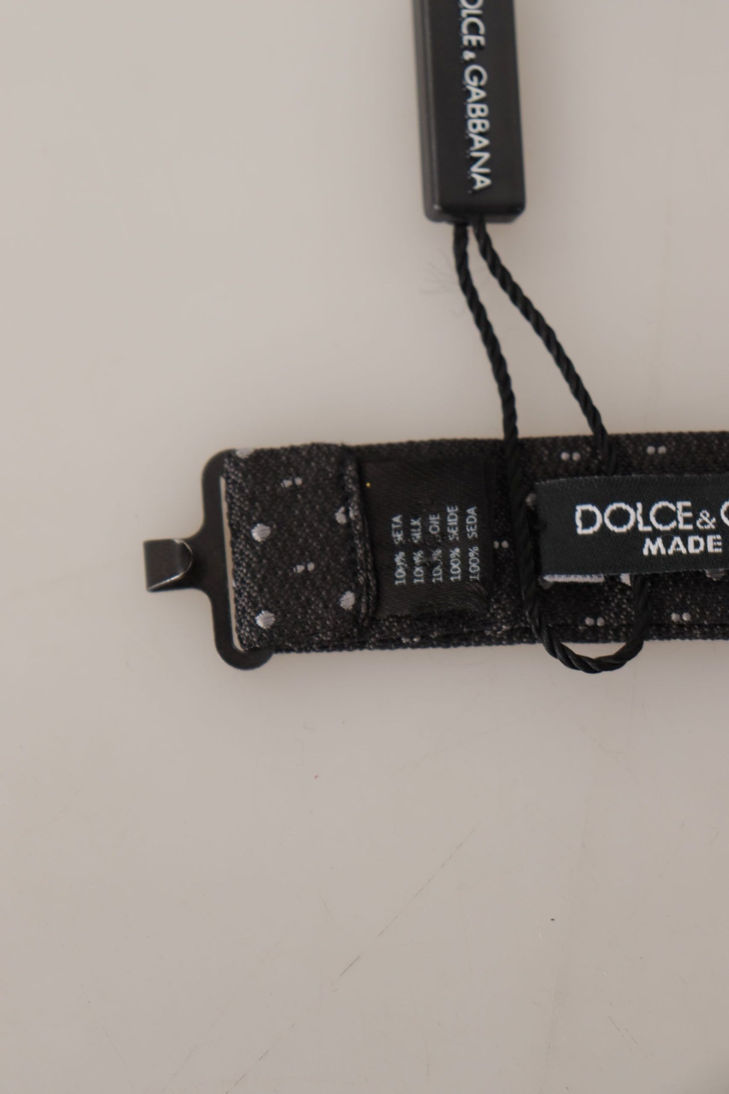 Elegant Polka Dot Silk Bow Tie by Dolce & Gabbana