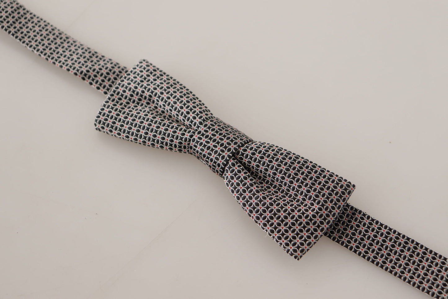 - Elegant Black Silk Bow Tie