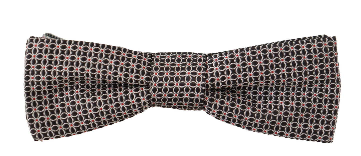 - Elegant Black Silk Bow Tie