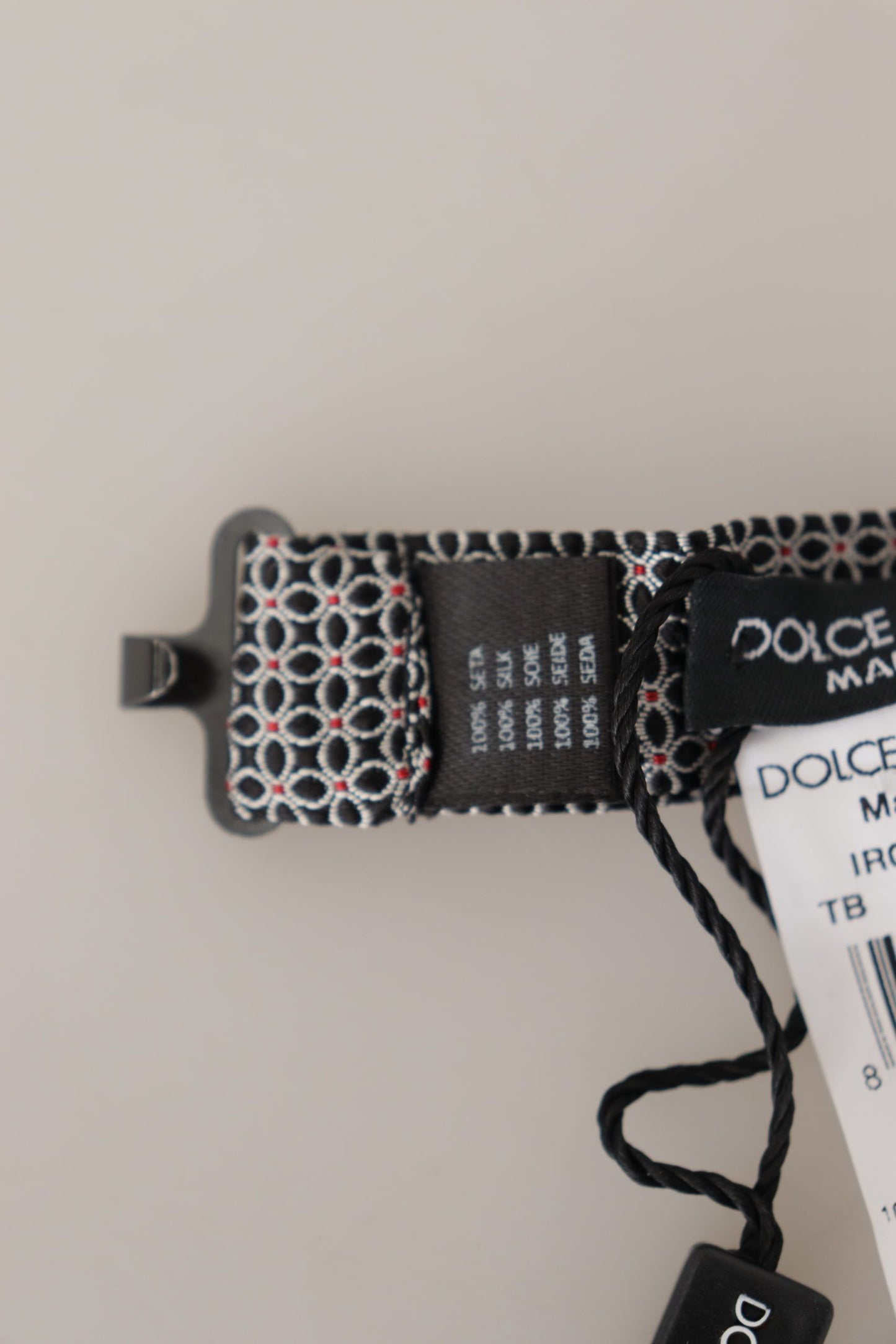 Elegant Black Silk Bow Tie by Dolce & Gabbana