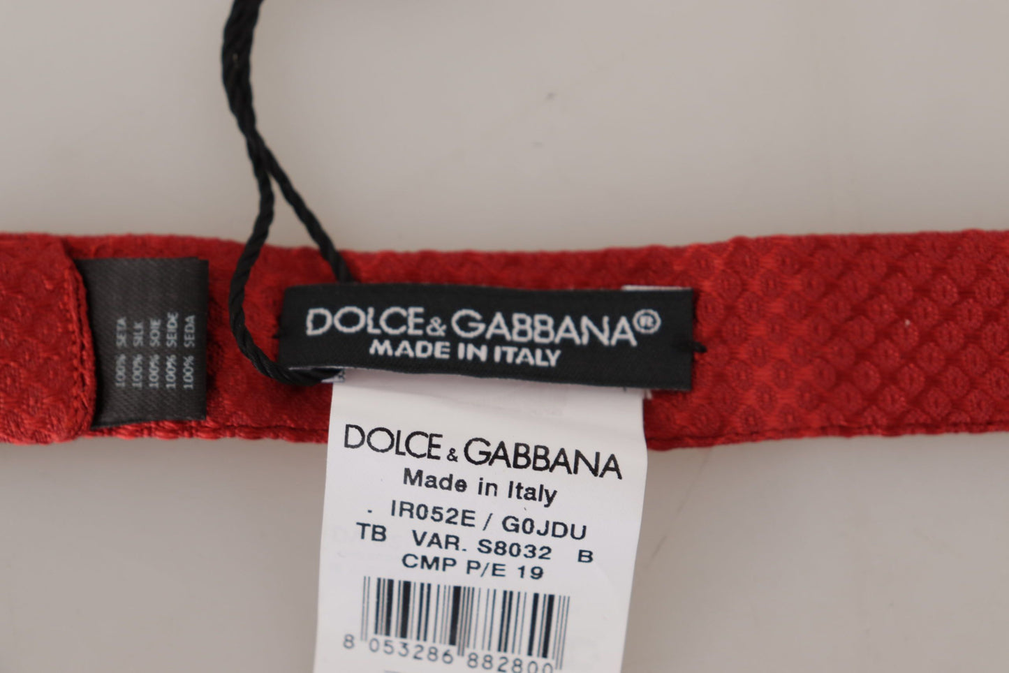 - Elegant Red Silk Bow Tie