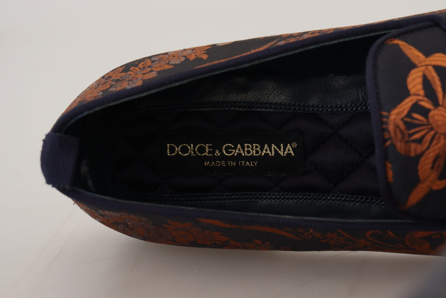 - Elegant Floral Slip-On Loafers