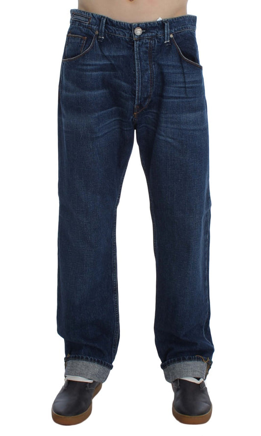 - Chic Baggy Loose Fit Blue Jeans for Men