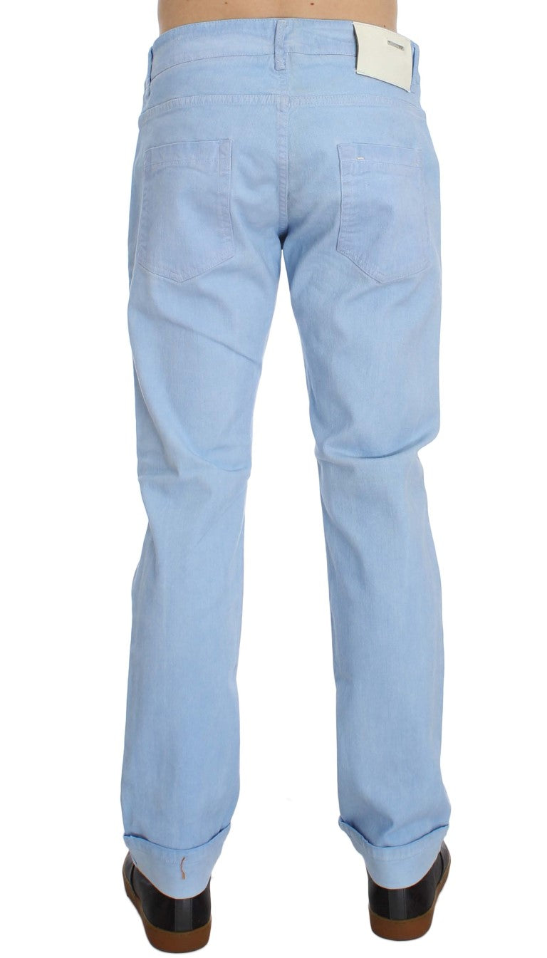 - Elegant Low Waist Regular Fit Men's Jeans