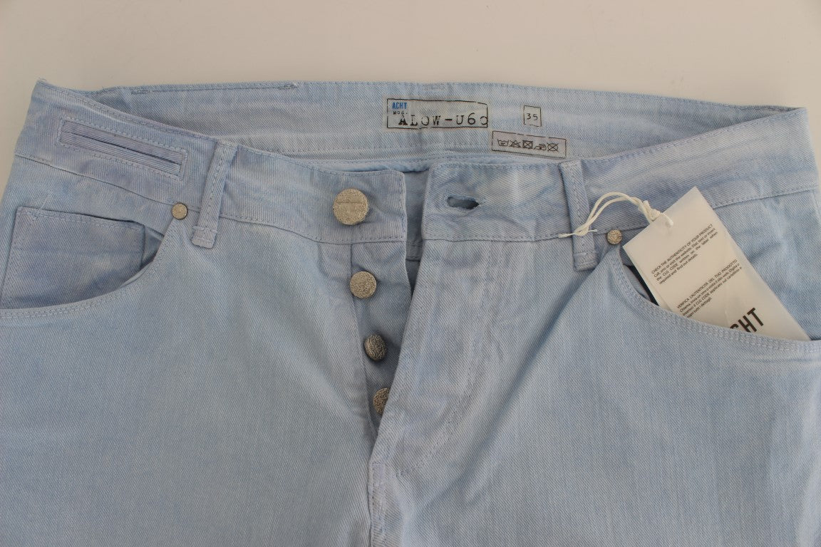 - Elegant Low Waist Regular Fit Men's Jeans