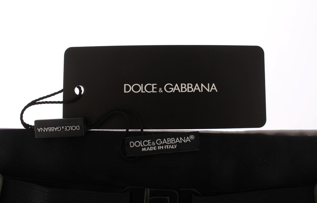 - Elegant Silver Silk Cummerbund