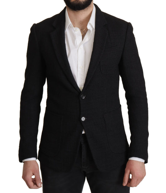 - Elegant Single Breasted Wool Blazer