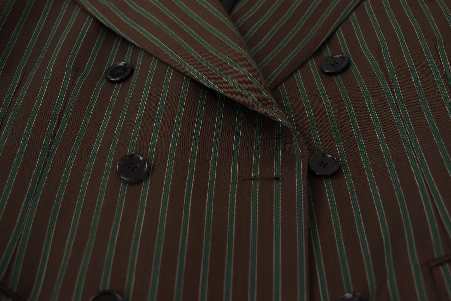 - Multicolor Striped Double Breasted Blazer
