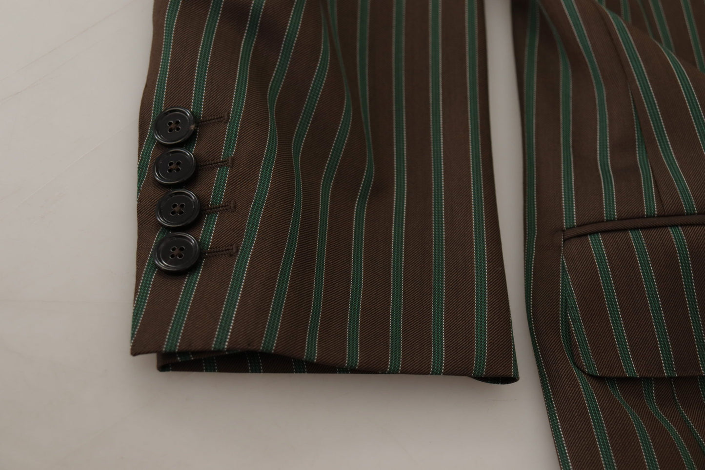 - Multicolor Striped Double Breasted Blazer