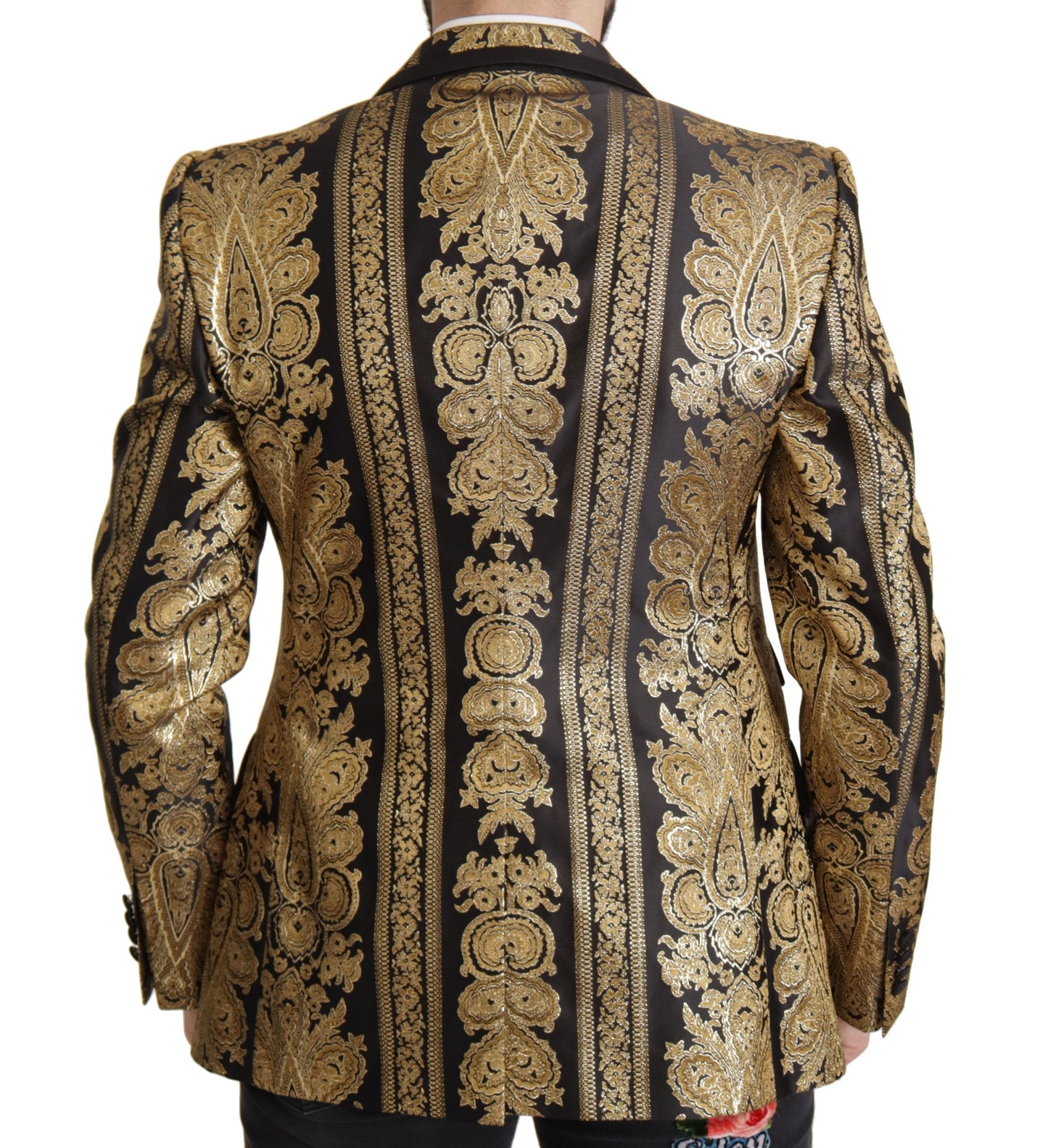 - Elegant Single Breasted Jacquard Blazer