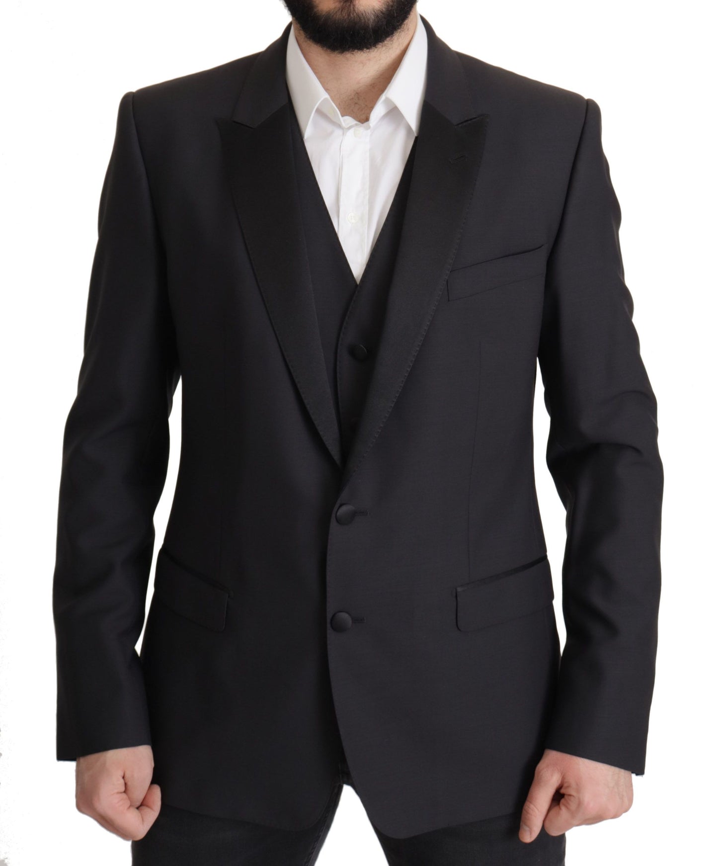 - Elegant Dark Blue Martini Two-Piece Blazer