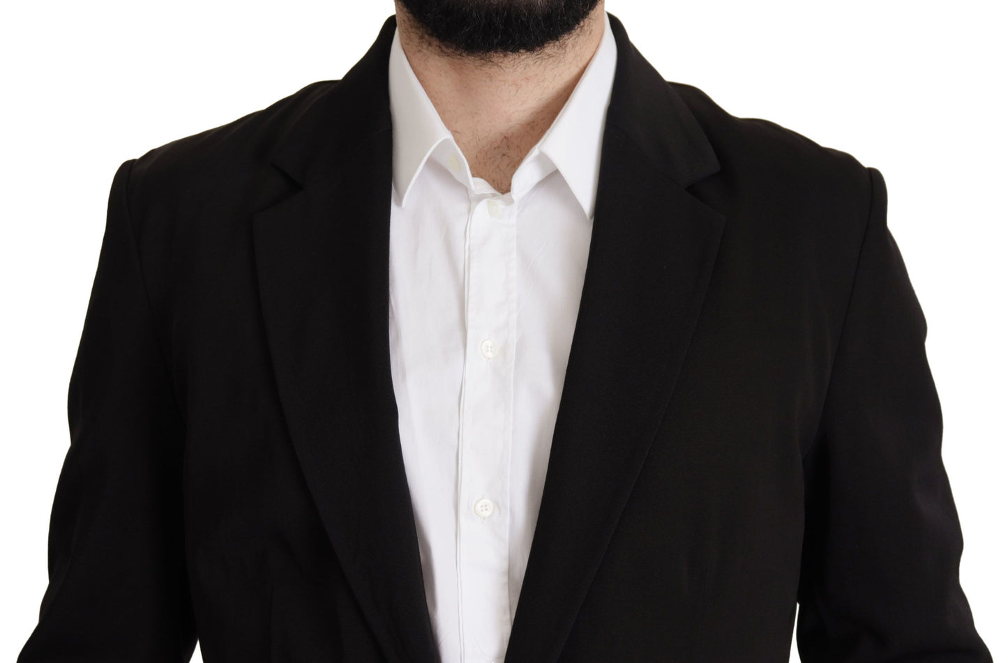 - Elegant Virgin Wool Single Breasted Jacket