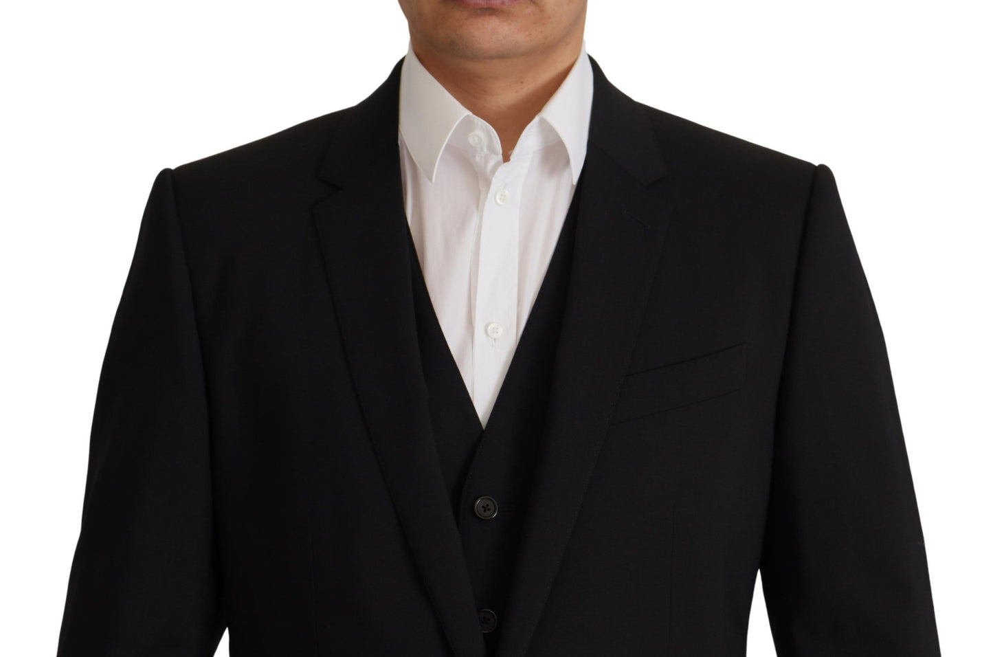 - Elegant Black Martini Blazer and Vest Ensemble
