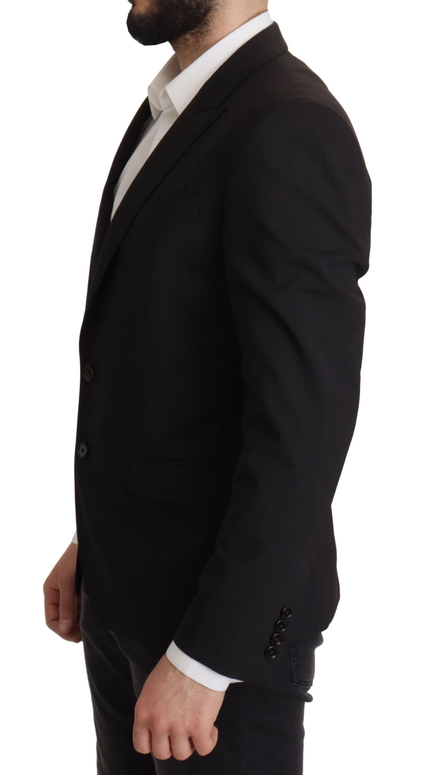 - Elegant Slim Fit Black Blazer Jacket
