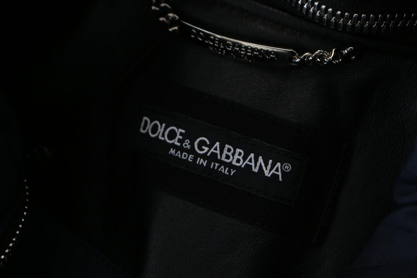 - Elegant Black Bomber Blouson Jacket