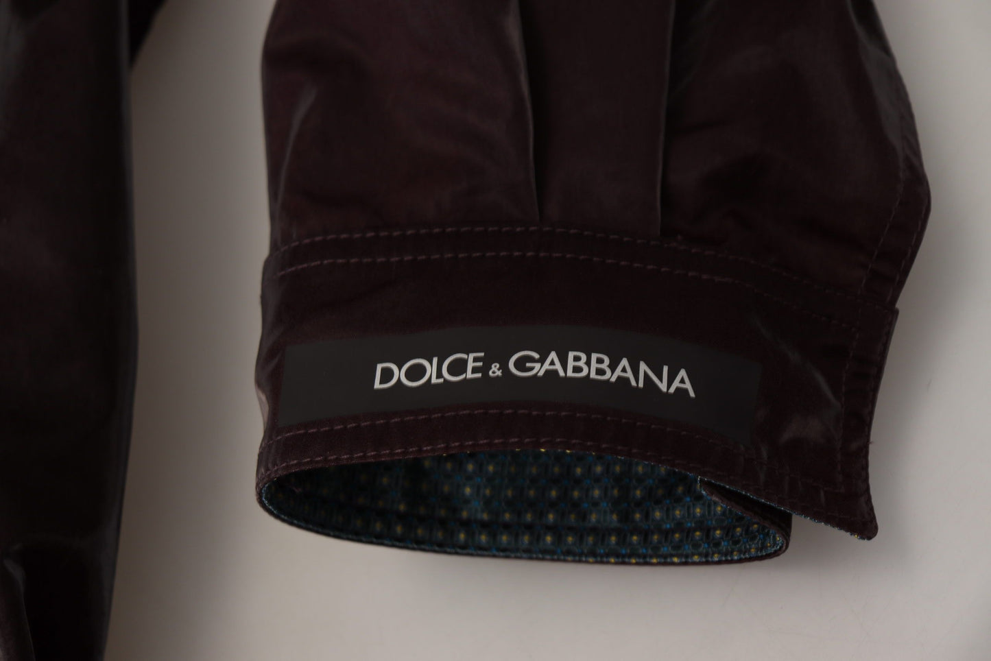 Elegant Bordeaux Collared Jacket by Dolce & Gabbana