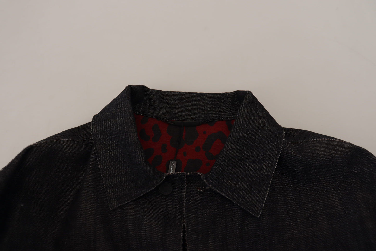 - Elegant Black Denim Jacket