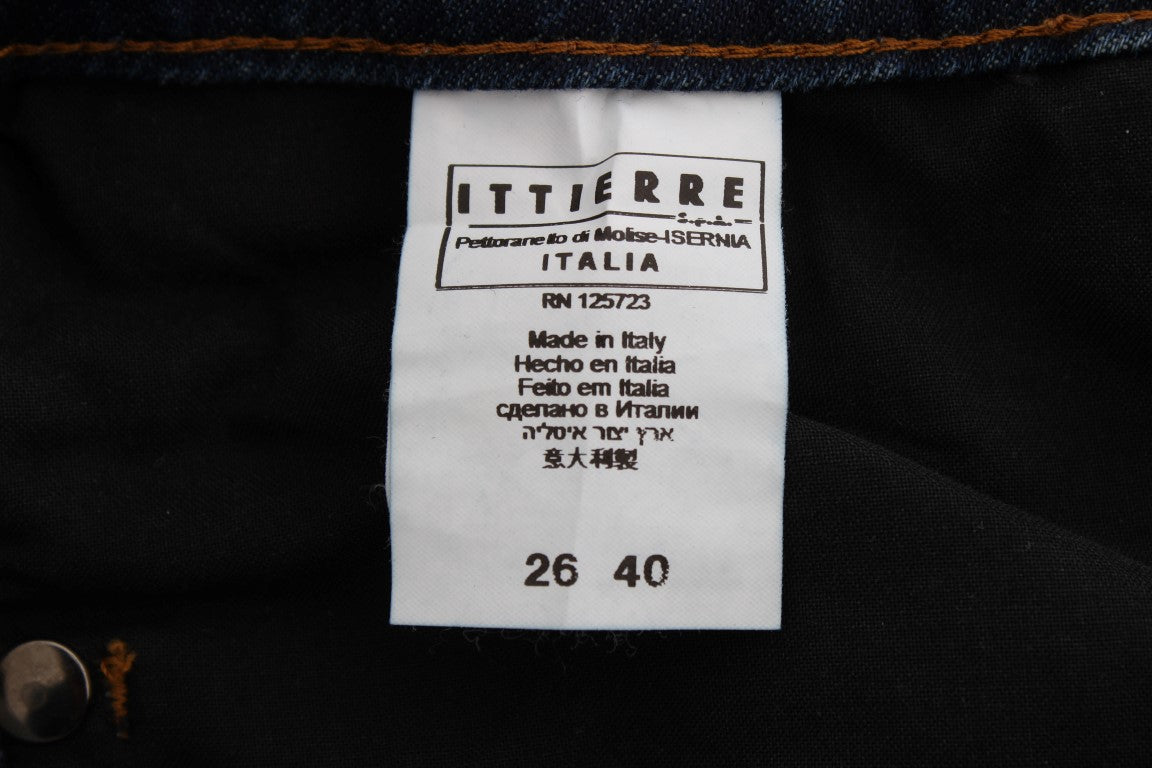 Chic Blue Regular Fit Designer Jeans - The Luxe Alliance
