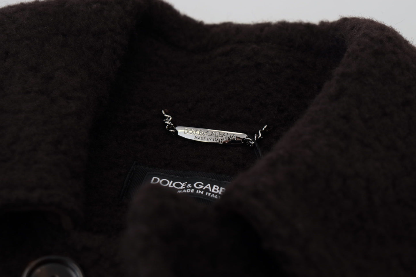 Elegant Black Alpaca Wool Blend Jacket by Dolce & Gabbana