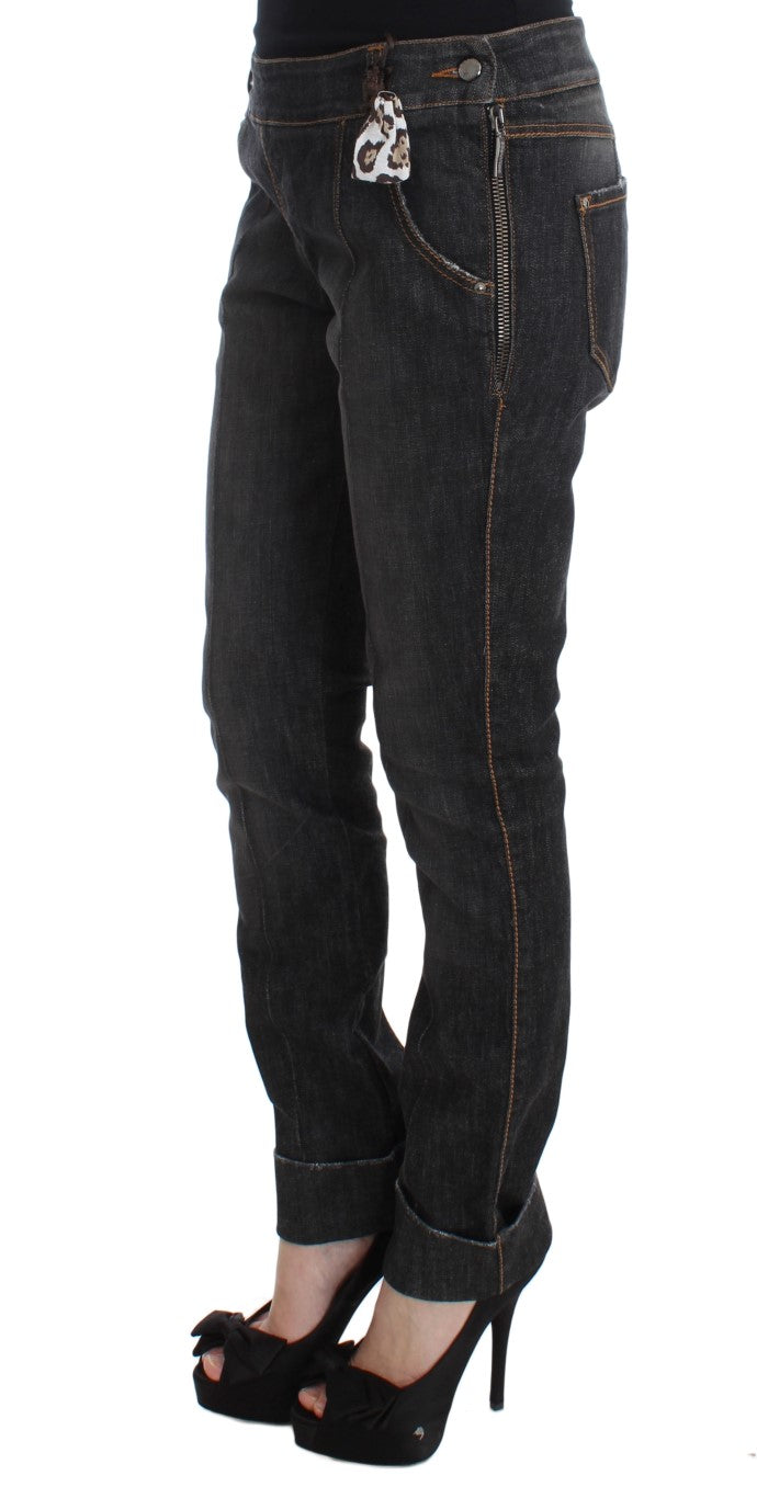 - Chic Slim Fit Gray Wash Jeans