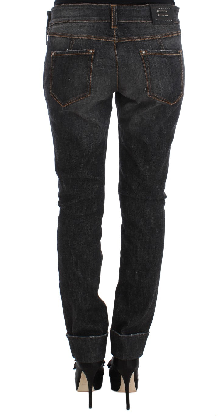 - Chic Slim Fit Gray Wash Jeans