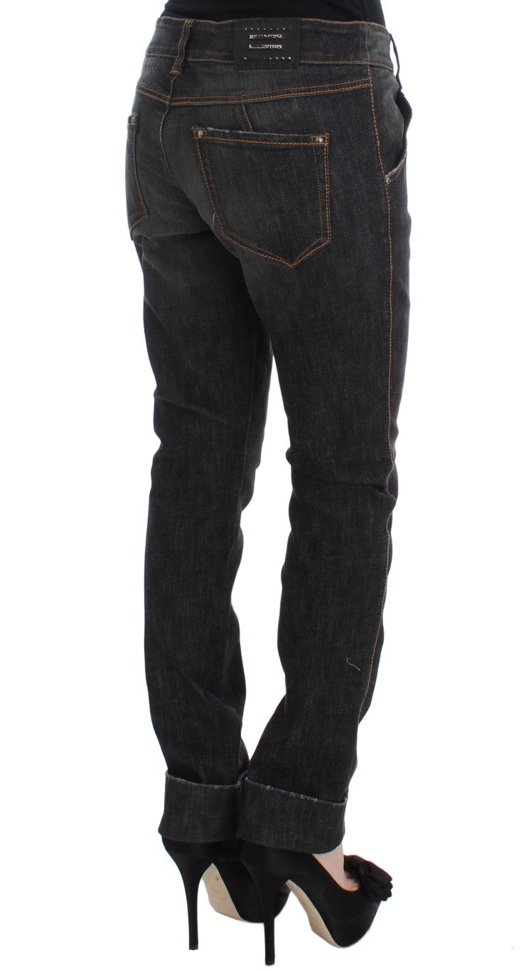 - Chic Slim Fit Gray Wash Jeans