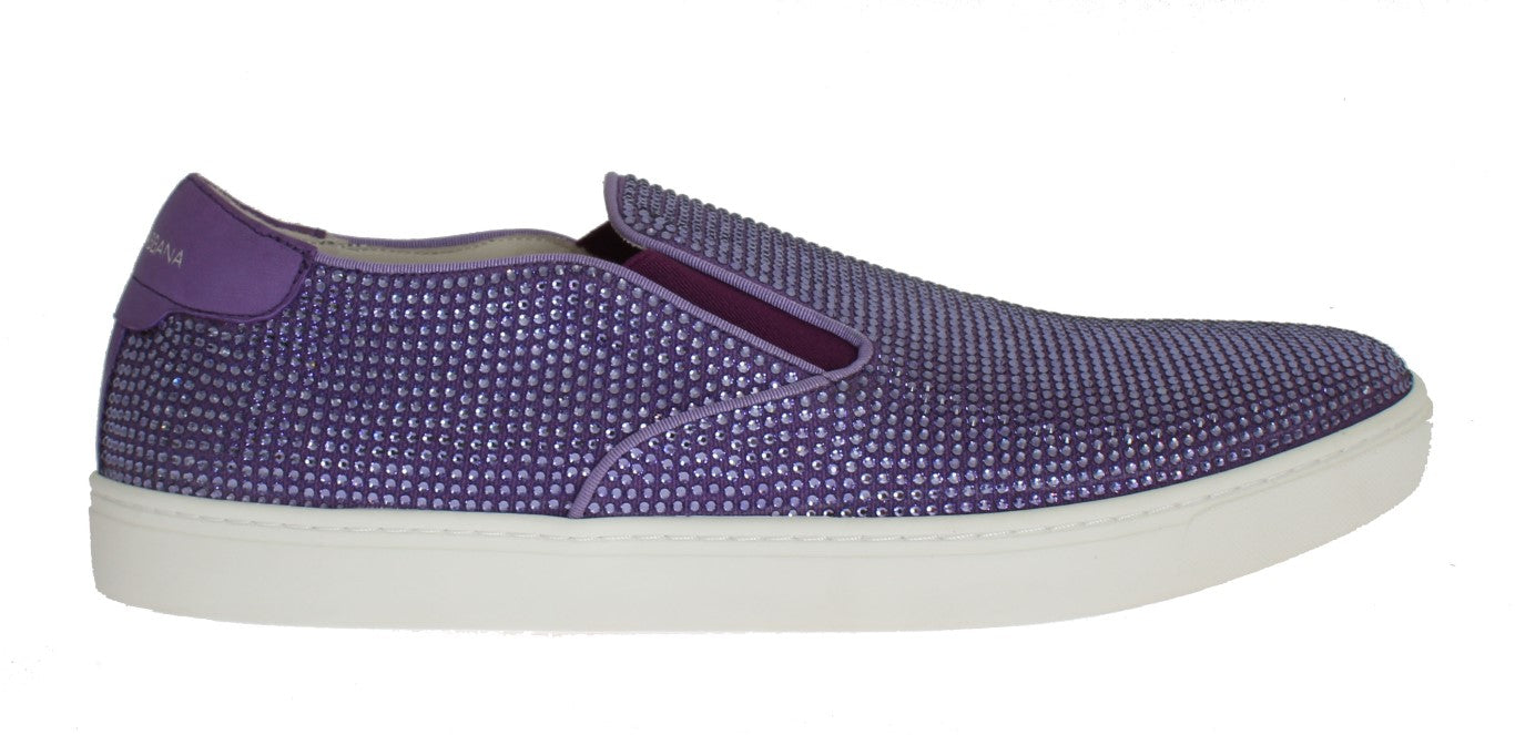 - Elegant Purple Strass Fashion Sneakers