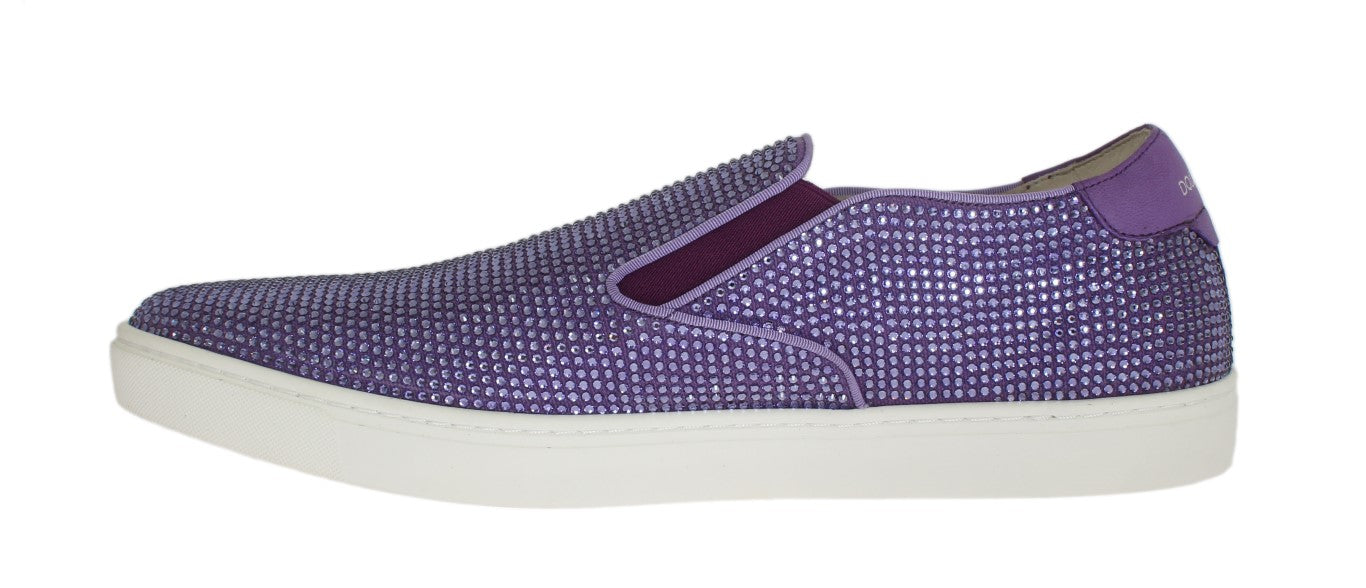 - Elegant Purple Strass Fashion Sneakers