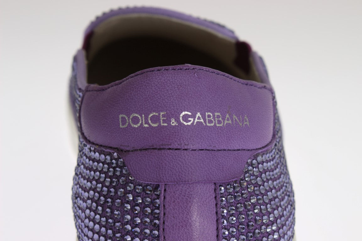 - Elegant Purple Strass Fashion Sneakers