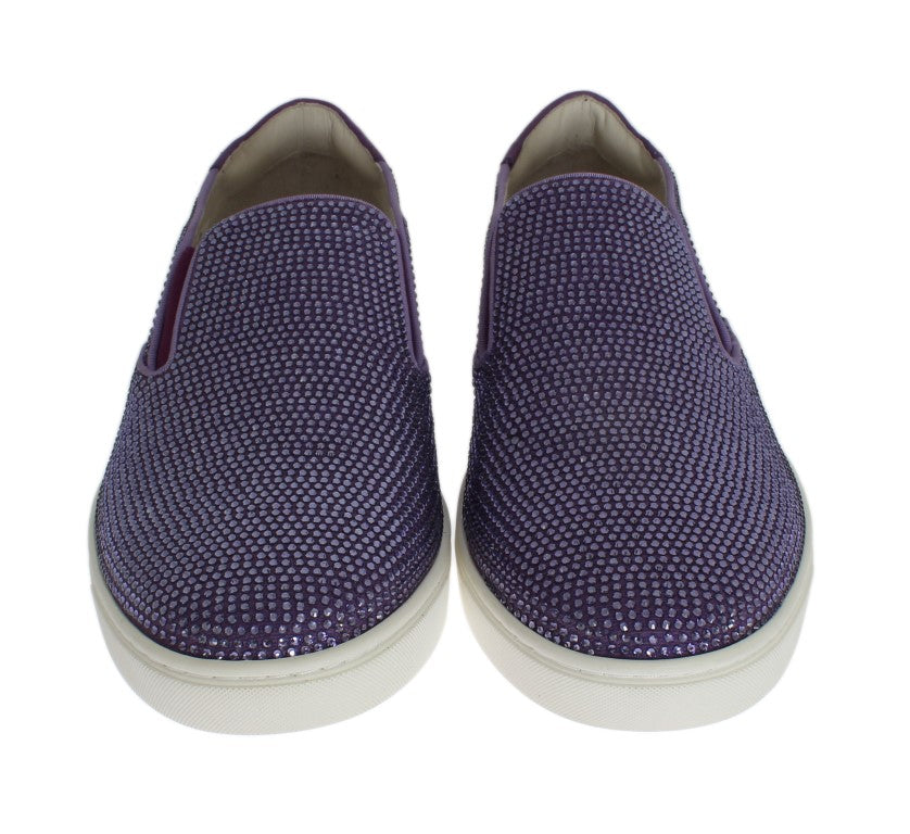 - Elegant Purple Strass Fashion Sneakers