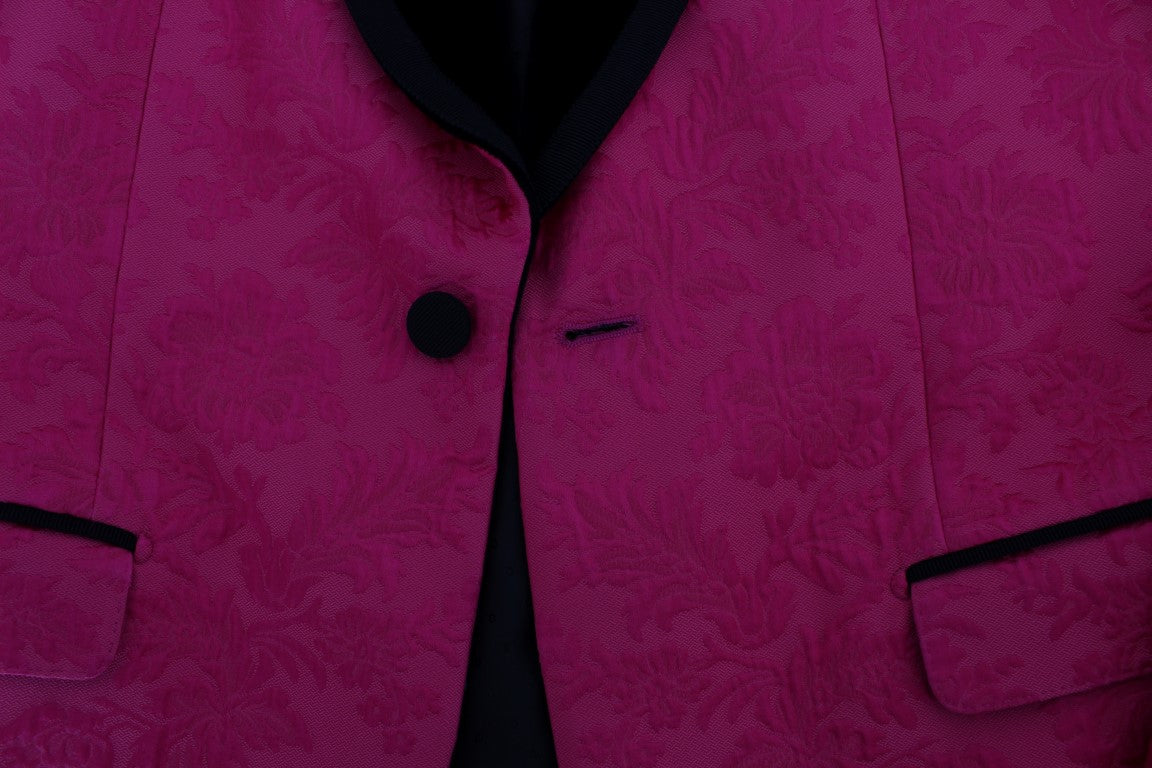 Floral Brocade Single-Breasted Blazer by Dolce & Gabbana