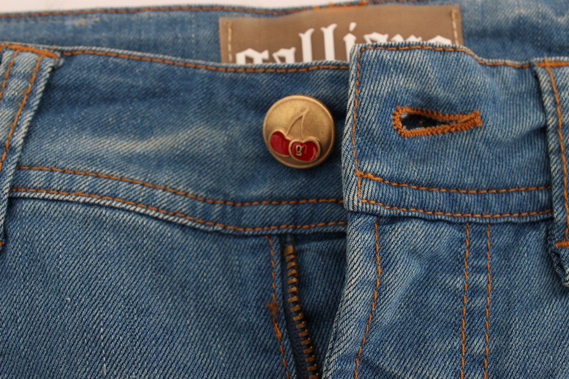 - Sleek Blue Slim Fit Designer Jeans